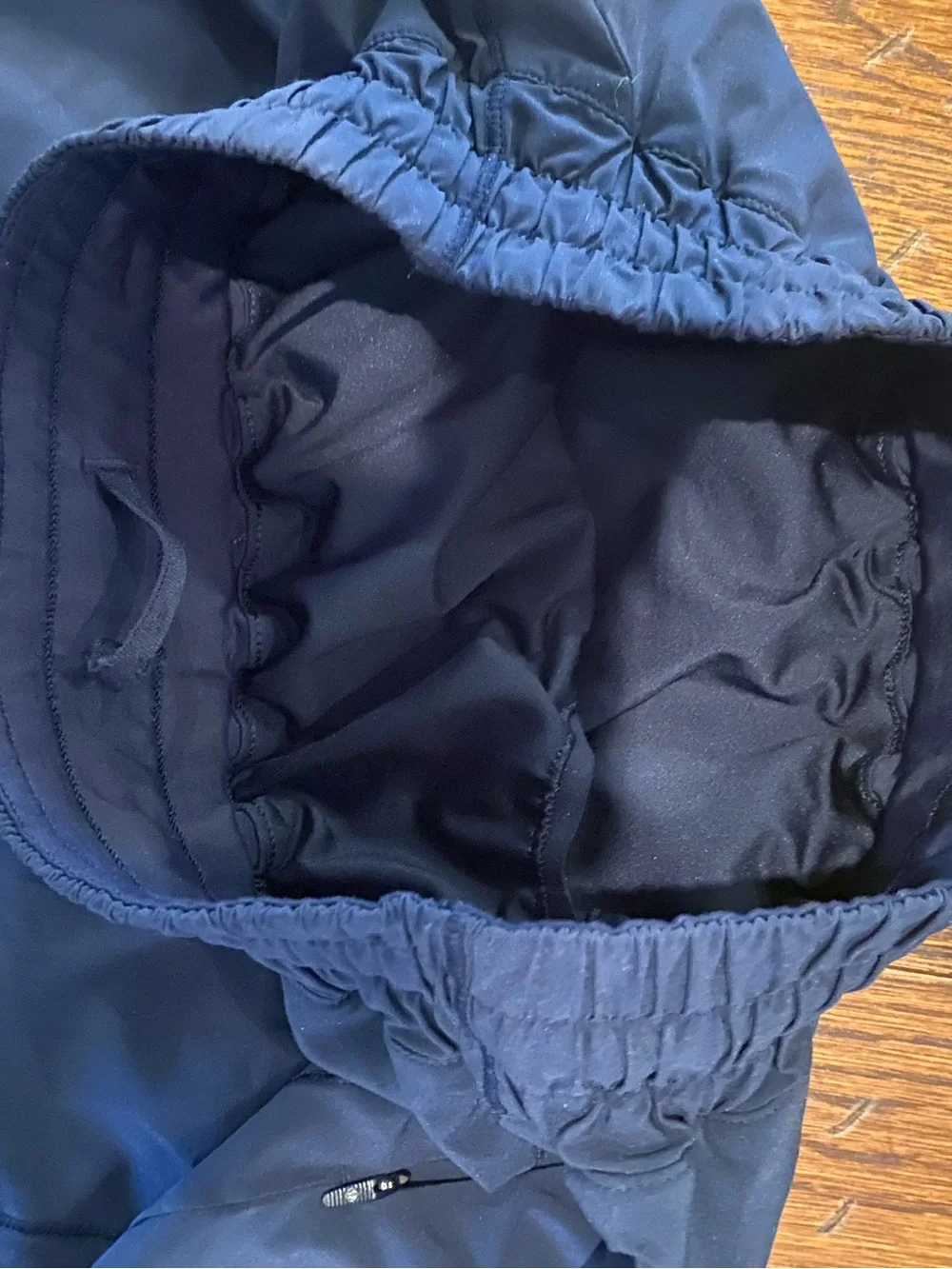 Lululemon Navy Track that Shorts 5”